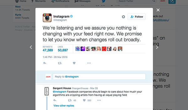 instagram feed change social media backlash