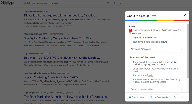 About This Result How Google's New SERP Feature Helps Your SEO Rankings