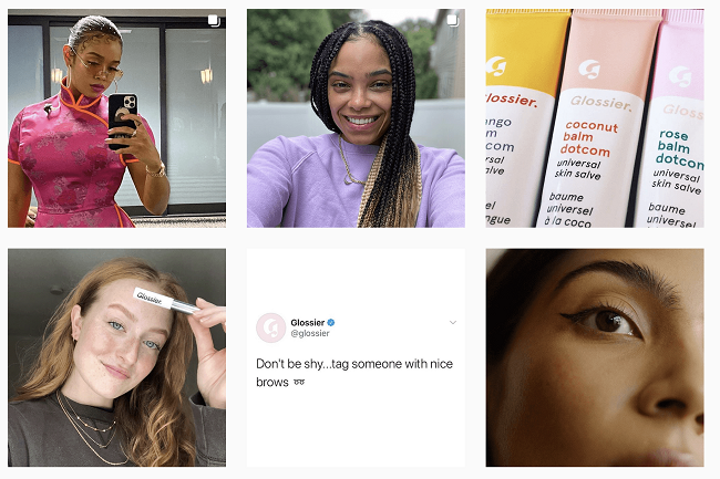 Makeup brand Glossier