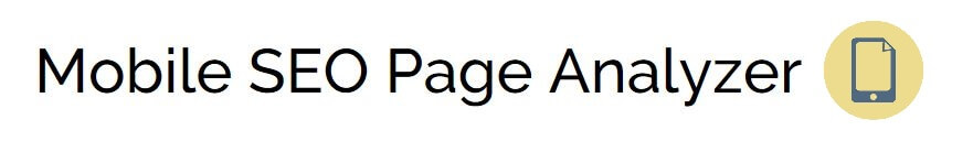 Mobile SEO Page Analyzer