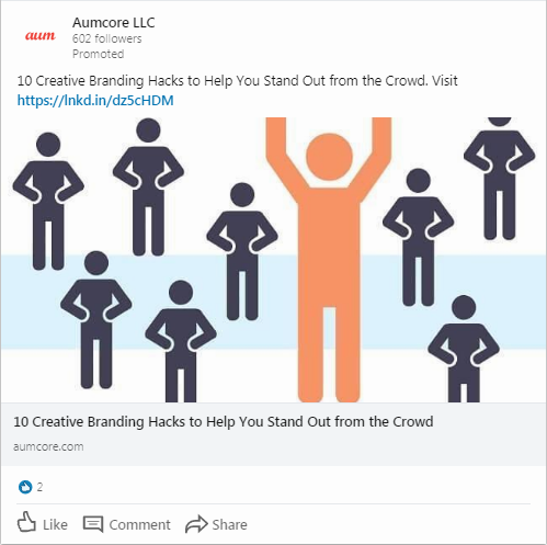 LinkedIn Sponsored Content