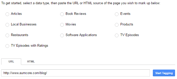 Article Structured Data Markup Helper