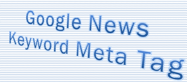 Google News Keyword Meta Tag