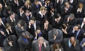 Crowd of Mobile Device Users